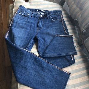 SAM EDELMAN MARY JANE JEANS- High Rise Straight.